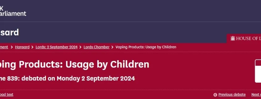 UK Vape Licensing Scheme