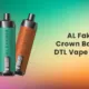 AL Fakher Crown Bar 8000 Puffs DTL Disposable Vape Review