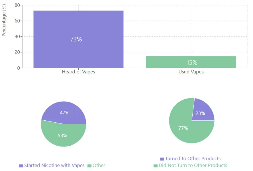 Youth Vape Usage in France (2023)