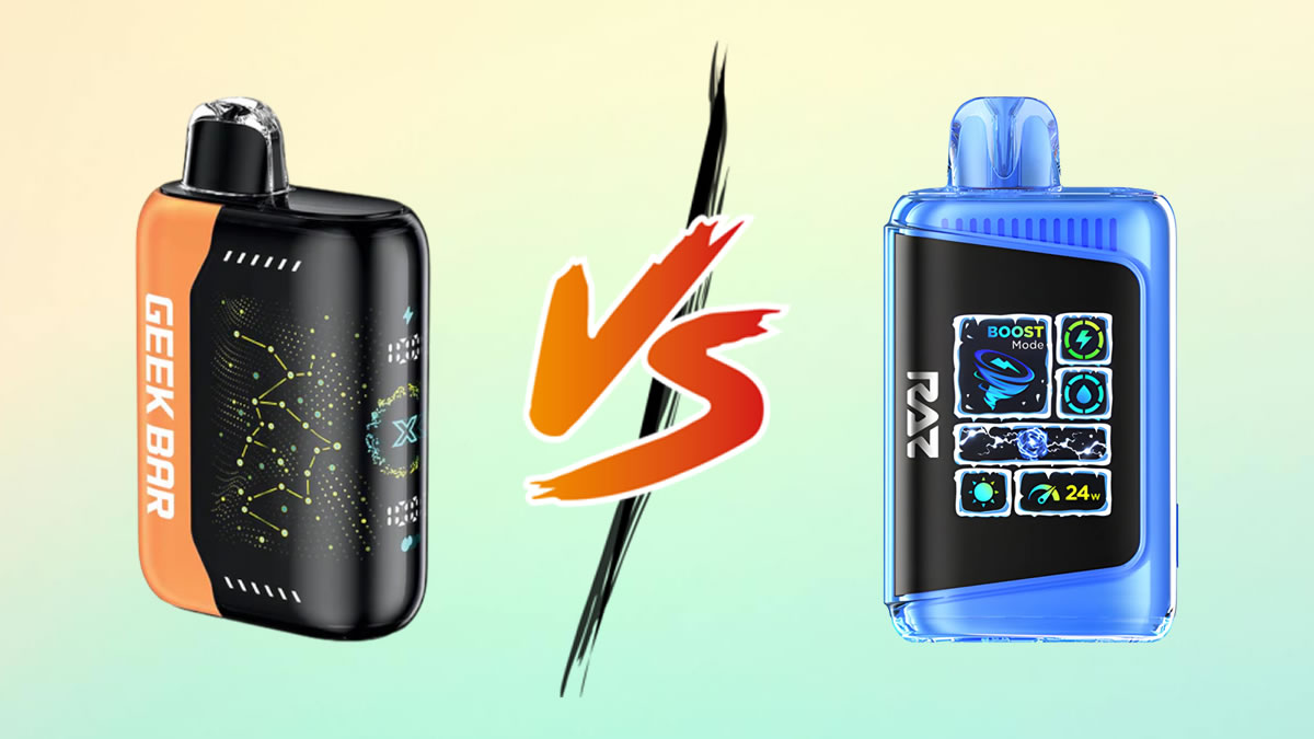 Geek Bar Pulse X 25K vs RAZ DC25K: Which Is Better? - Ecigator