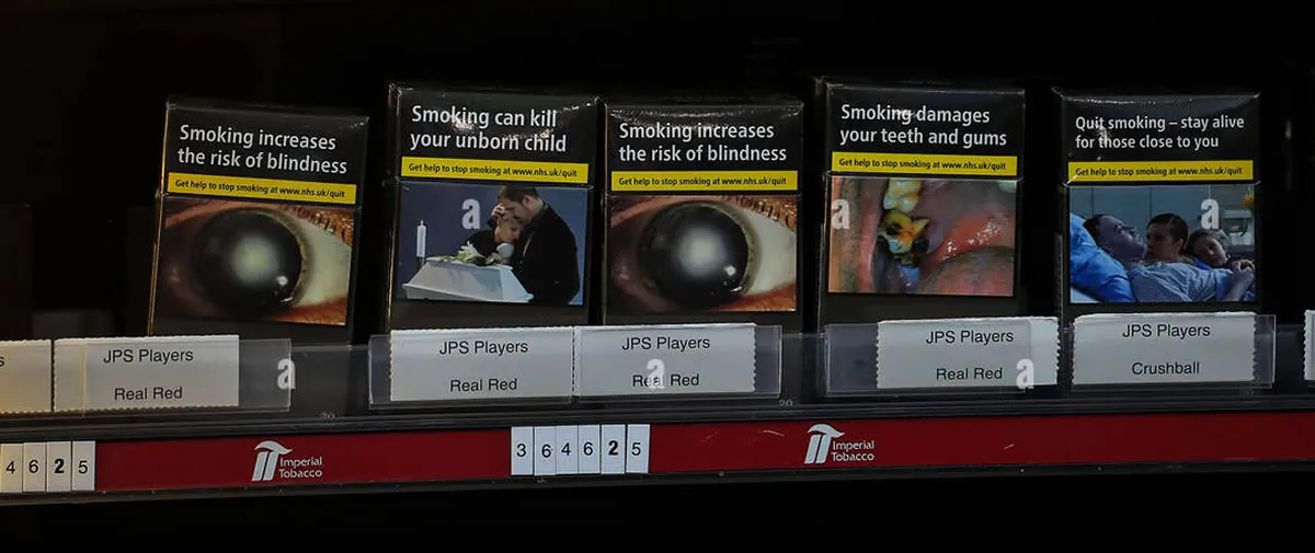 Indonesia cigarette package