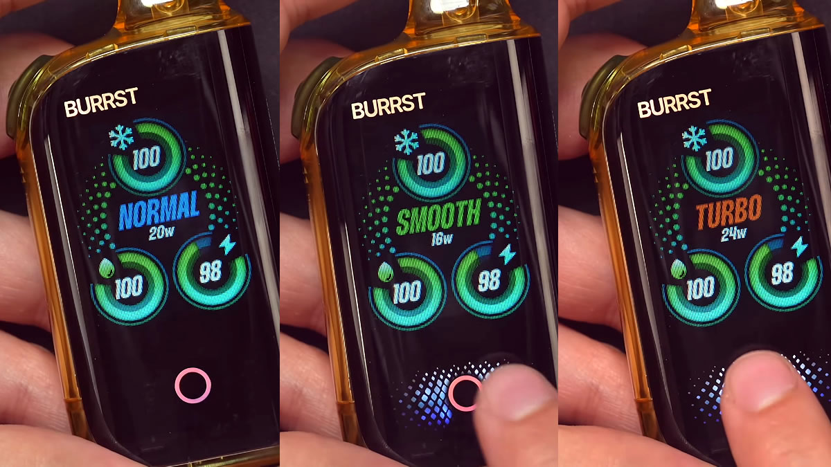 FASTA Burrst 35K Flavor Changing Disposable Vape Review 2 1731564213 FASTA Burrst 35K working modes
