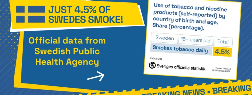 Sweden first smoke-free nation global example