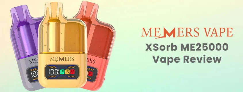 MEMERS XSorb ME25000 Disposable Vape Review