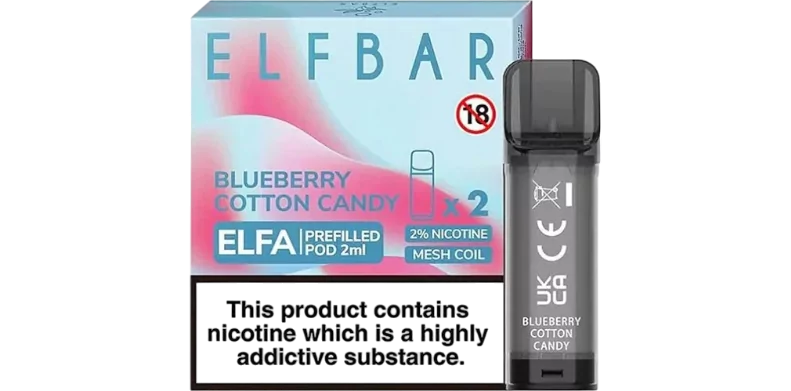 Blueberry Cotton Candy (Elf Bar Elfa)