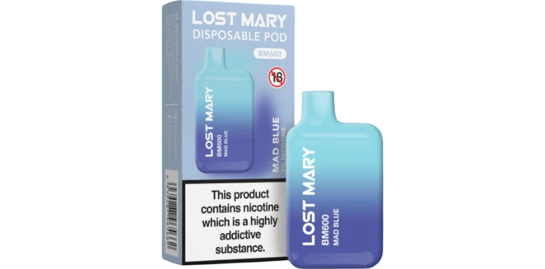 mad blue lost mary flavor profile Mad Blue Lost Mary OS5000 Disposable Vape main image 1