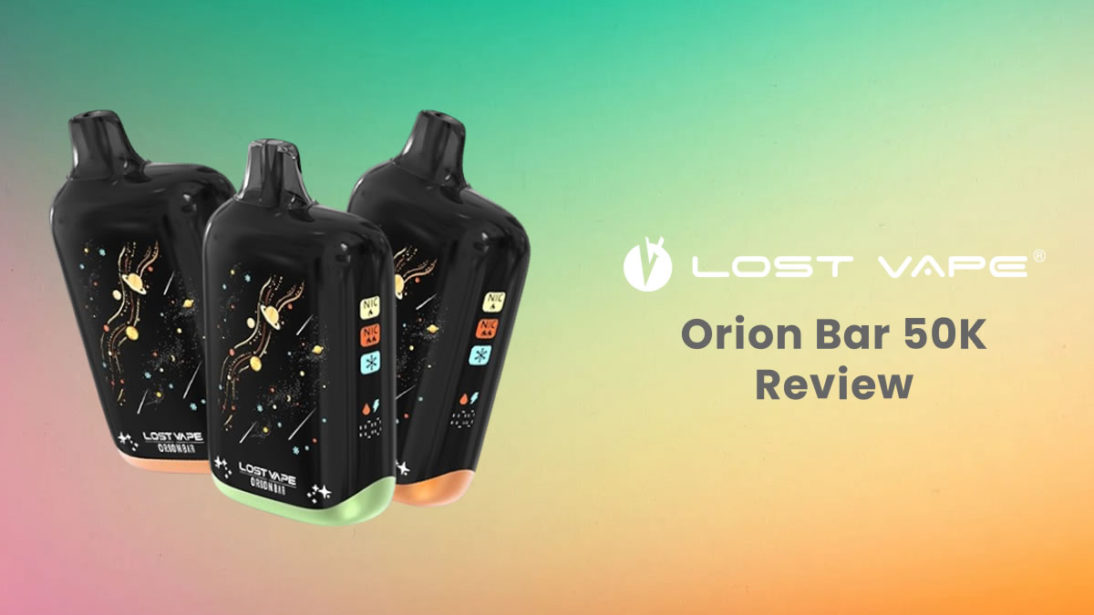 Lost Vape Orion Bar 50K Disposable Vape Review