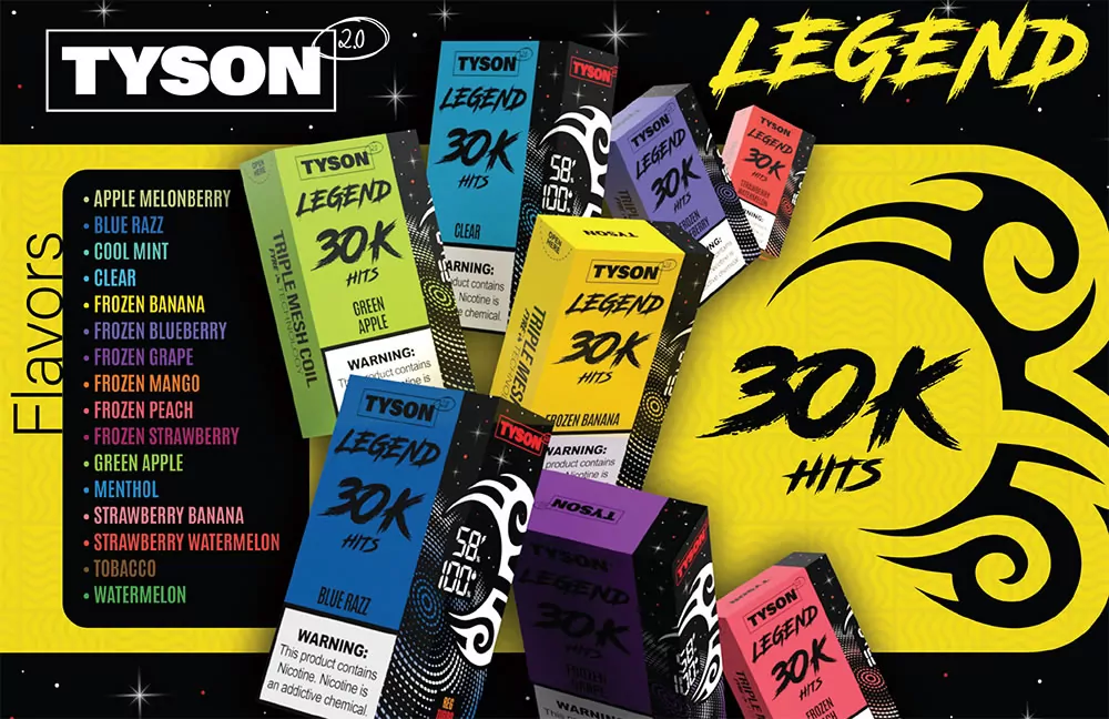 Tyson 2.0 Legend 30K Flavors