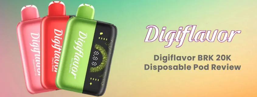 Geek Bar Digiflavor BRK 20K Disposable Vape Pod Kit Review