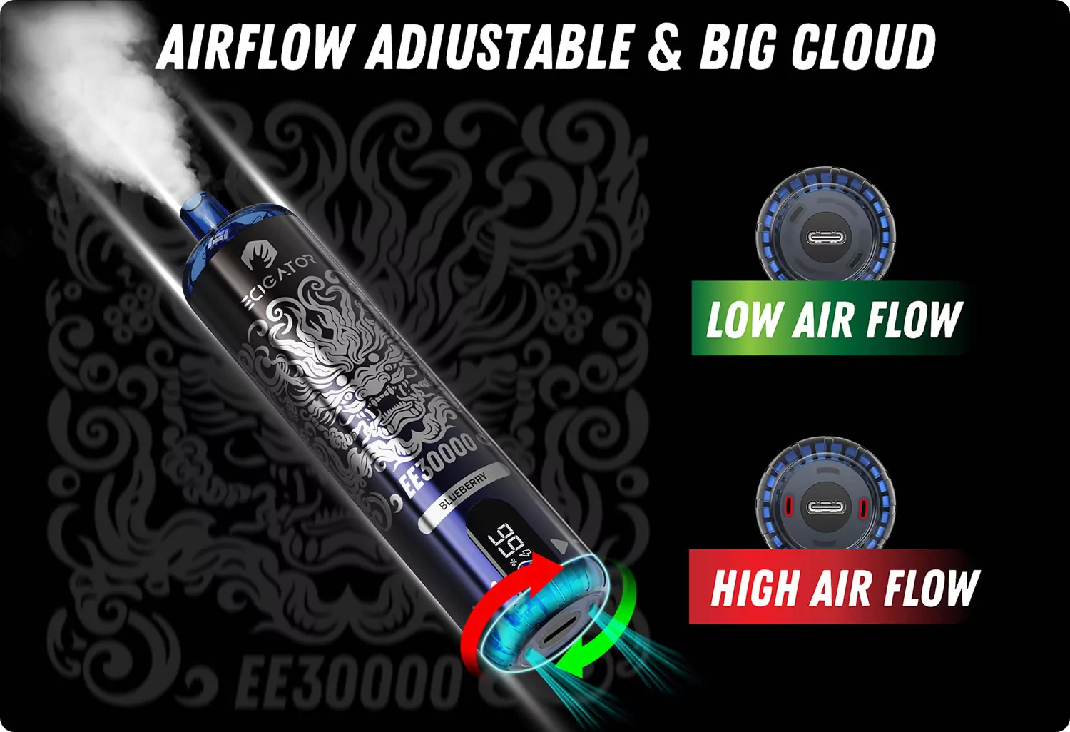Ecigator EE30000 DTL Disposable Vape