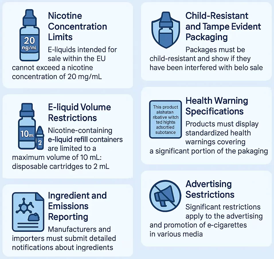 TPD Requirements for Vape Products TPD Requirements for Vape Products