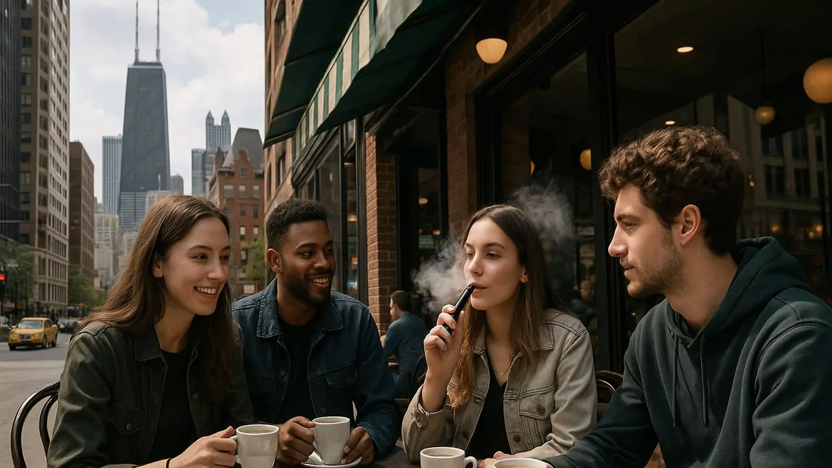 Where Vaping is Prohibited in Illinois Where Vaping is Prohibited in Illinois