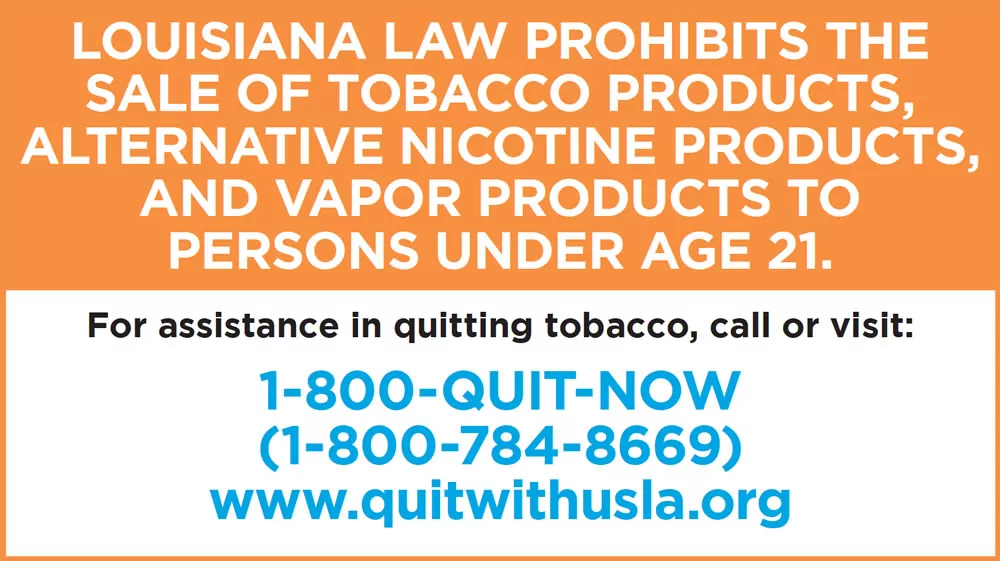 signage in Louisiana vape shop signage in Louisiana vape shop