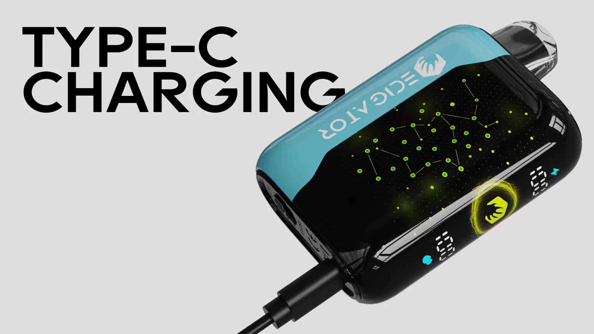 KE3500 3D screen disposable vape - Charging