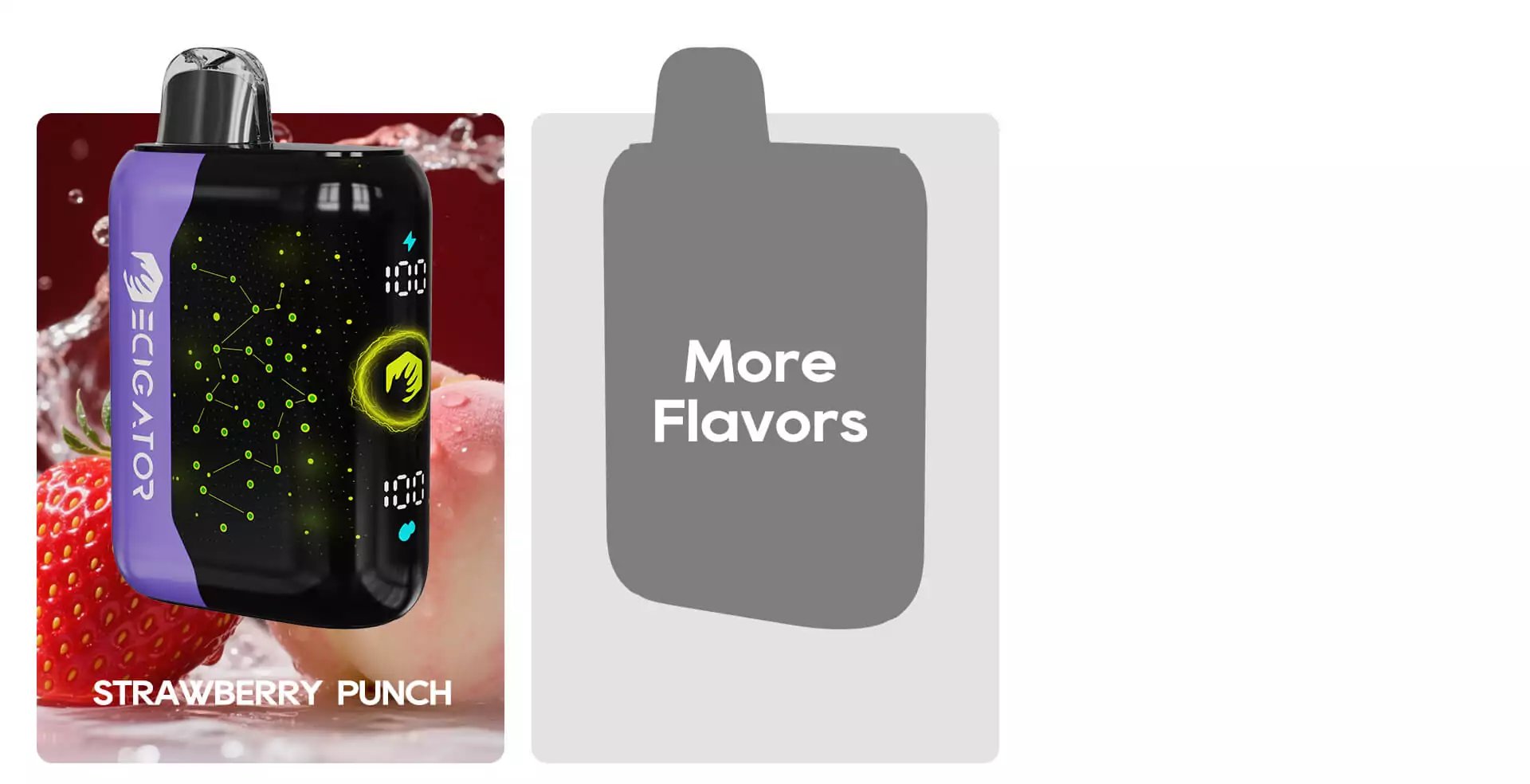 KE3500 3D screen disposable vape- flavors