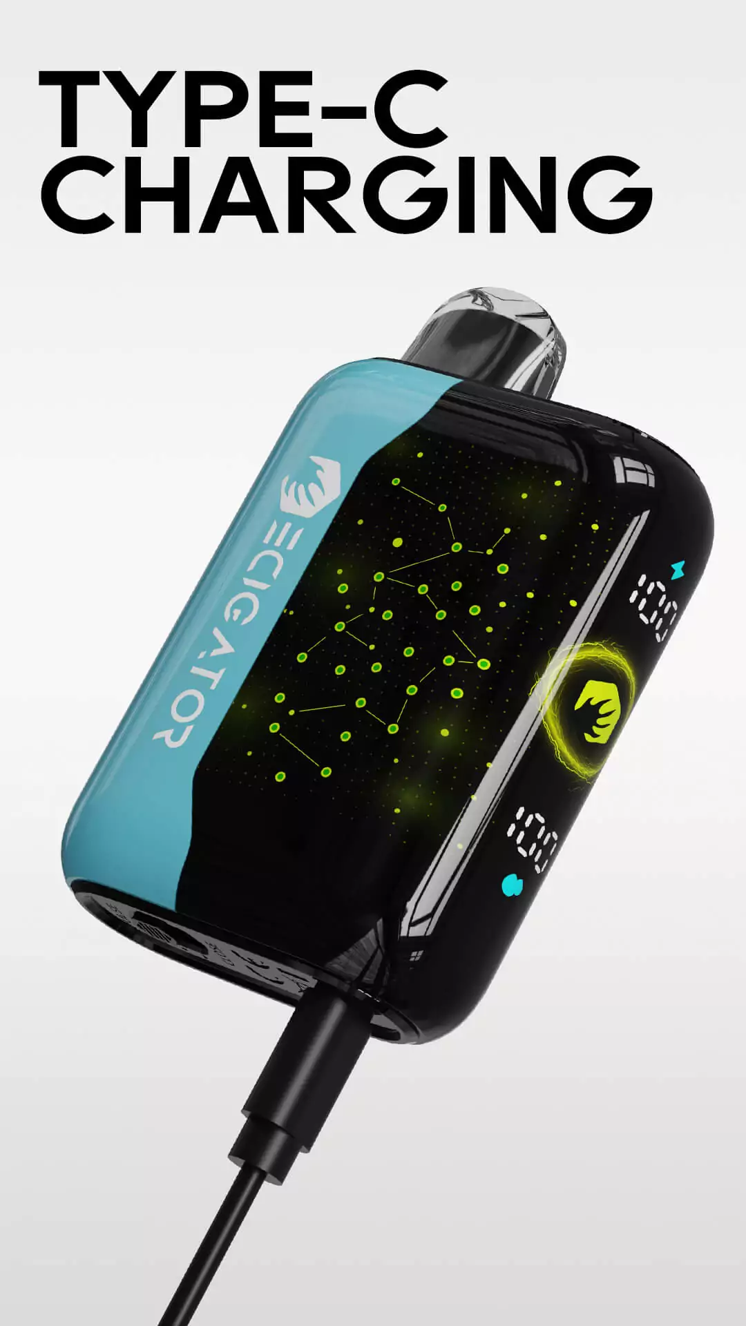 KE3500 3D galaxy screen disposable vape - charging