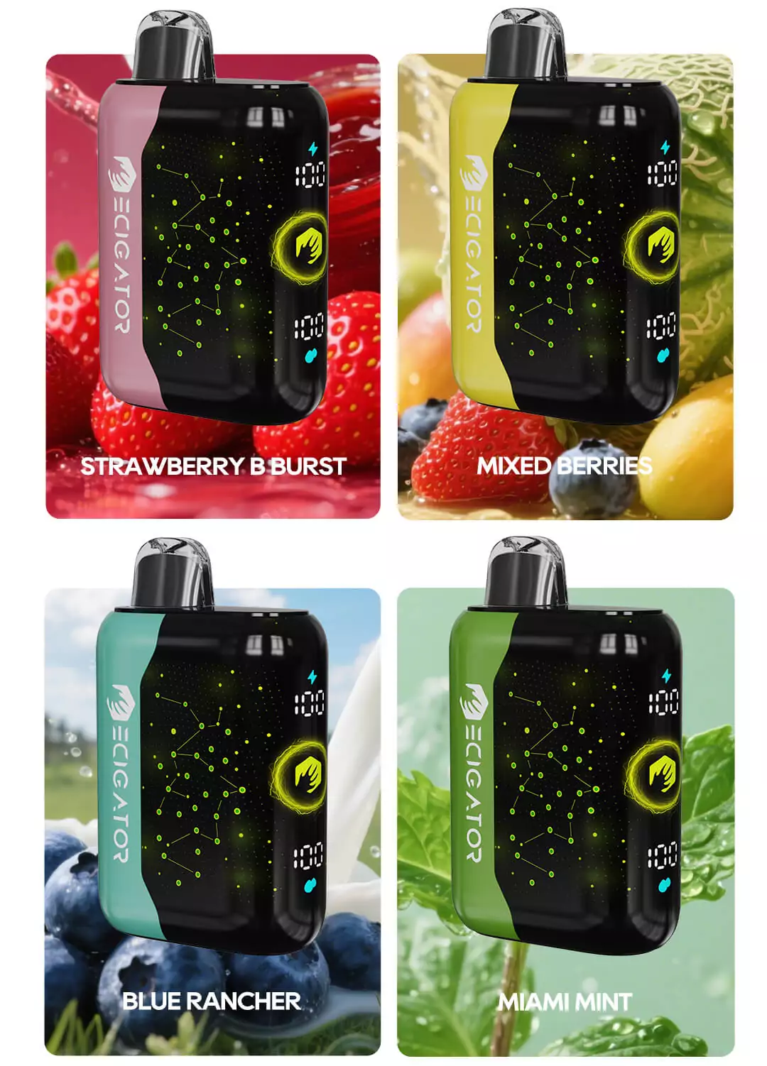 KE3500 3D galaxy screen disposable vape Flavors