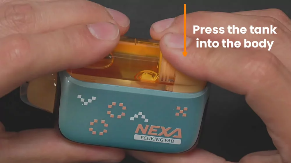 NEXA PIX 35K Disposable Vape crystal tank