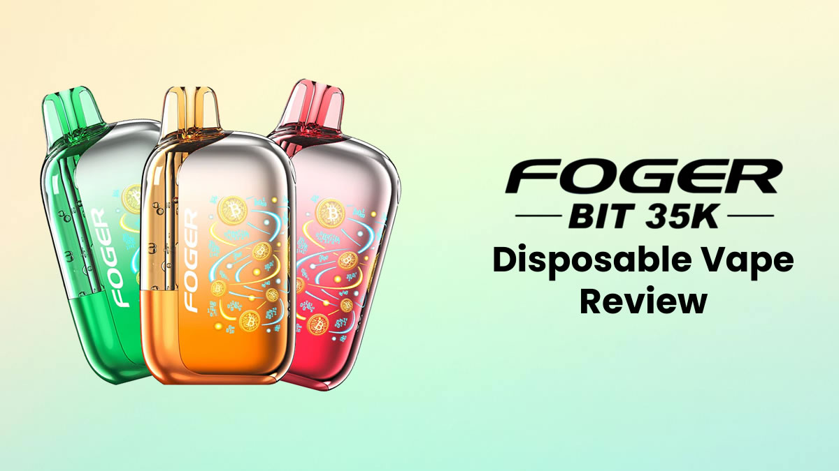 Foger Bit 35K Disposable Vape Review - Crypto Style Vaping - Ecigator