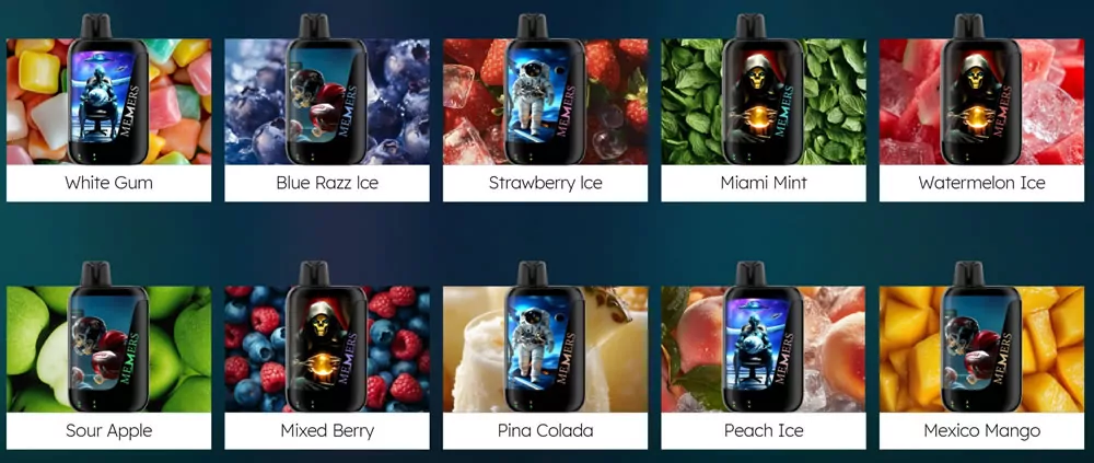MEMERS V40000 Flavors MEMERS V40000 Flavors