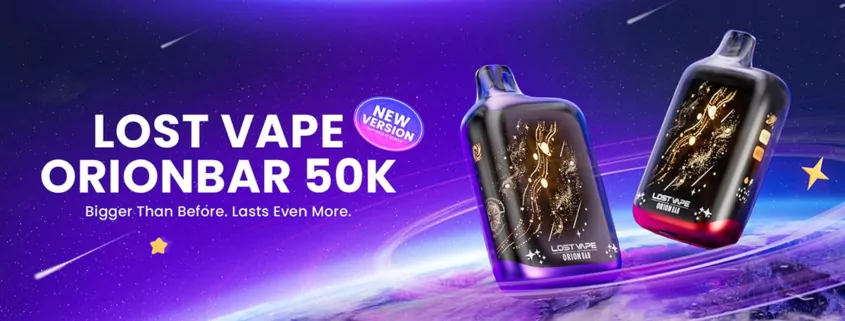 Lost Vape Orion Bar 50K Review: 360° Display and Adjustable Nic/Ice
