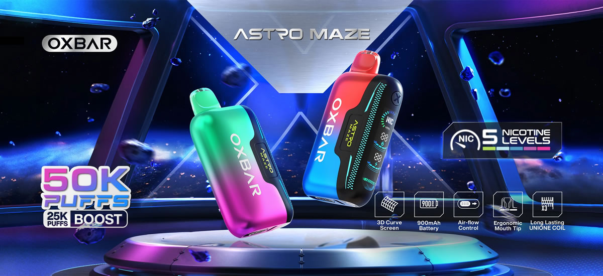 baby accidentally inhaled vape smoke OXBAR Astro Maze 50K Review: Great Triple Mesh Coil Vape