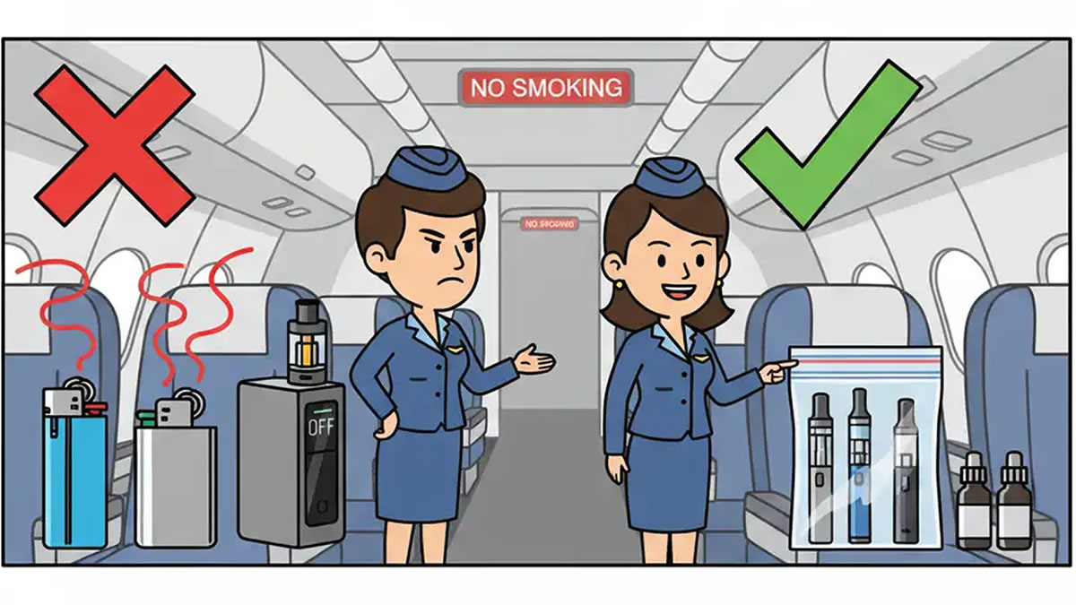 Flying from India: Lighters, Vapes & E-Cigarettes Banned
