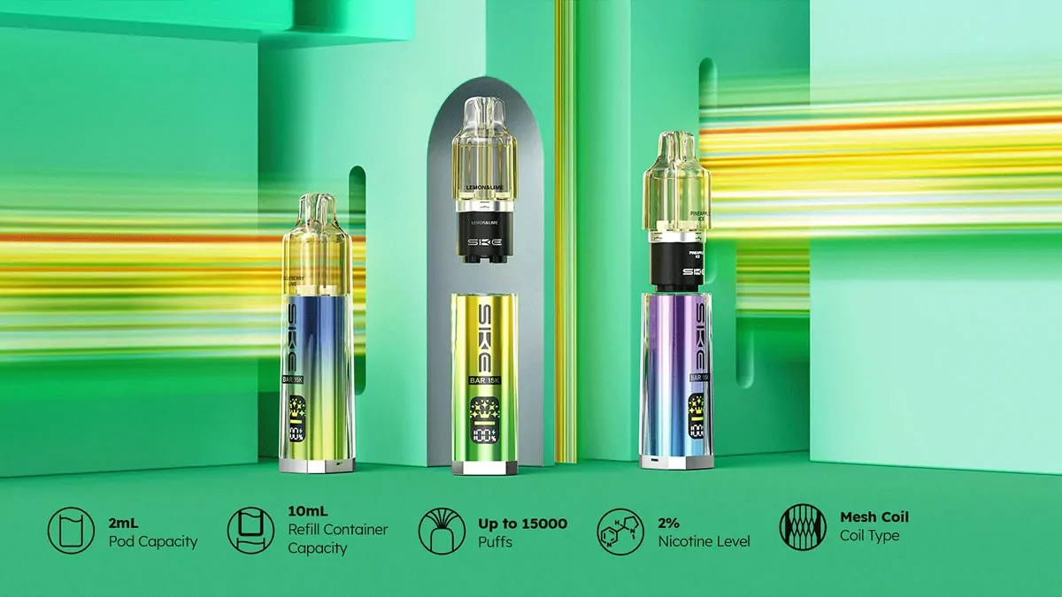 crystal vape 10000 puffs SKE BAR Pod System Review: Swappable Pods! main image 1