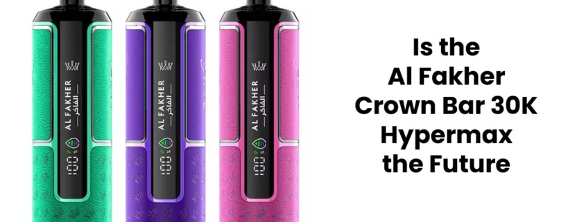 Is the Al Fakher Crown Bar 30K Hypermax the Future of High-Capacity Vaping? 1 Al Fakher Crown Bar 30K Hypermax
