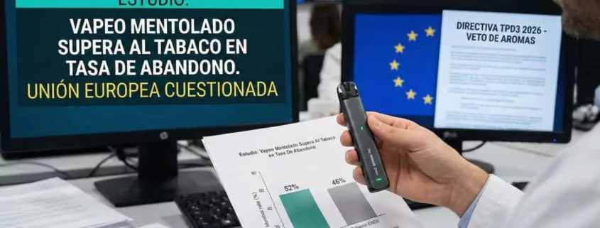 Menthol Vaping Boosts Smoking Cessation Rates, Challenges EU Ban 1 Menthol Vaping Study, EU Flavor Ban