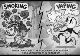 Vaping vs. Smoking Simulation: 95% Fewer Toxins Revealed 4 smoking vs vaping simulation