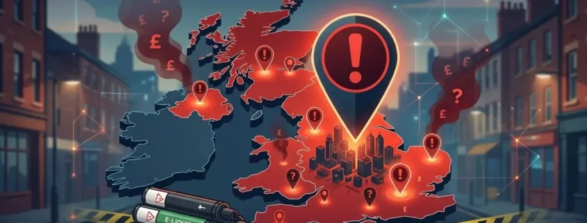 UK Illegal Vape Hotspots: 5 Million Devices Seized in Three Years 1 Illegal Vapes UK