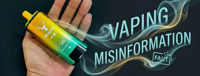 Vaping Misinformation Study: 30% Falsely Believe It's Worse Than Smoking 1 Vaping Misinformation Study